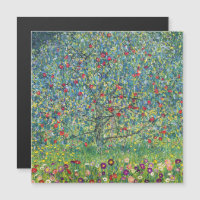 Gustav Klimt - Placa Magnética da Árvore Apple