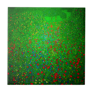 Gustav Klimt Poppy Field