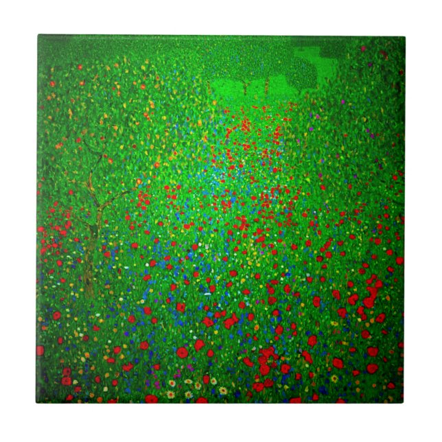 Gustav Klimt Poppy Field (Frente)