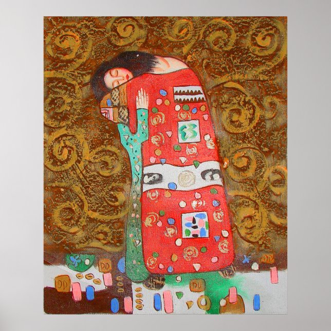 Gustav Klimt Poster ~ Armor Love (Frente)