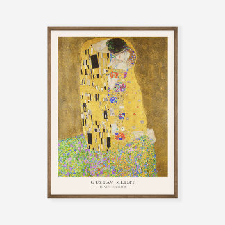 Gustav Klimt, Poster da exposição de arte de Beijo