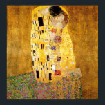 Gustav Klimt Poster de Beijo de Belas Artes<br><div class="desc">Este poster de arte tem a pintura "O Beijo" nele de Gustav Klimt.</div>