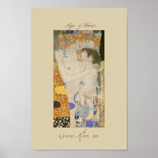 Gustav Klimt, Poster de detalhes sobre mulheres na