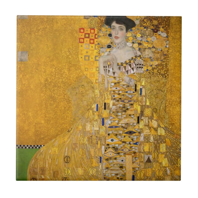 Gustav Klimt - Retrato de Adele Bloch-Bauer I (Frente)