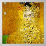 Gustav Klimt Retrato de Adele Poster<br><div class="desc">Gustav Klimt Retrato de Adele Bloch Bauer Poster. Gustav Klimt permanece um dos artistas mais famosos do movimento art nouveau. O retrato de Adele Bloch Bauer é uma de suas pinturas mais amadas. Apresentando Adele decolada em um belo vestido de trabalho de colcha de ouro, a pintura é uma das...</div>