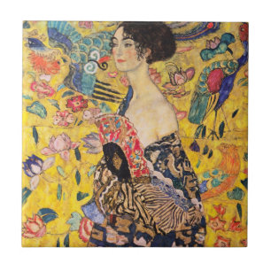 Gustav Klimt - Senhora com ventilador