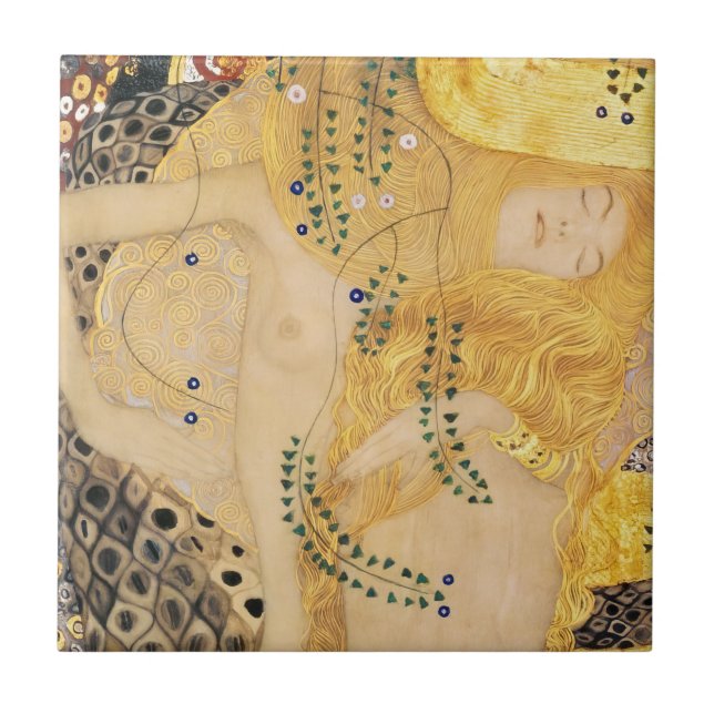 Gustav Klimt - Serpentes Aquáticas I (Frente)