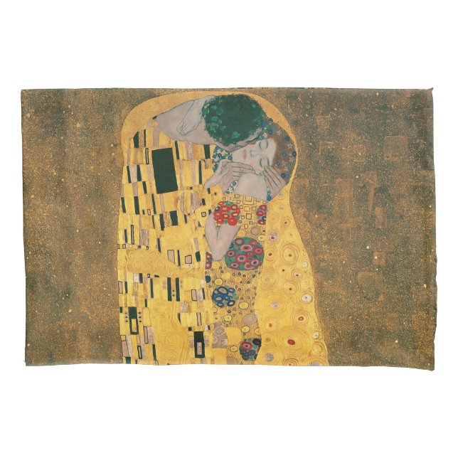 Gustav Klimt ,“ The Kiss ” (Frente)