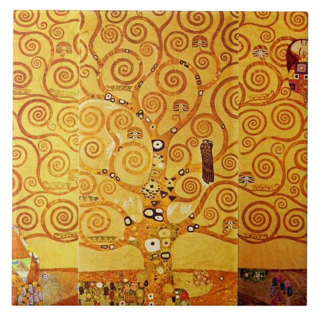 Gustav Klimt Tree of Life: Art Nouveau Symbolista (Frente)