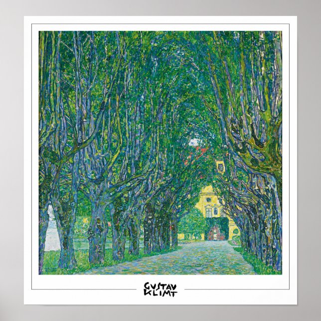 Gustav Klimt Zedign Art Poster #13 (Frente)