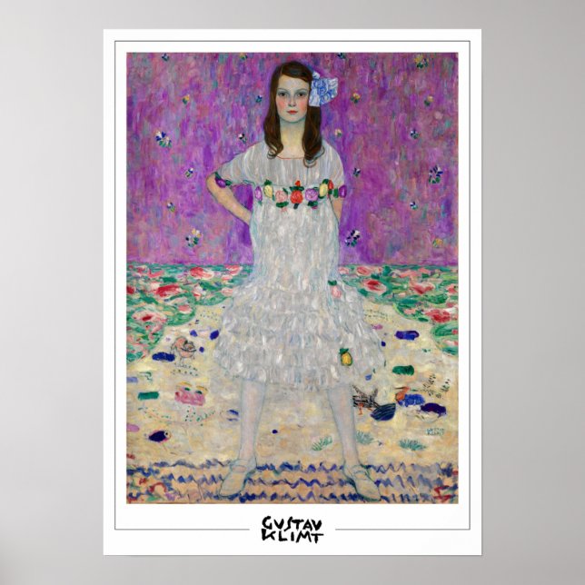 Gustav Klimt Zedign Art Poster #284 (Frente)
