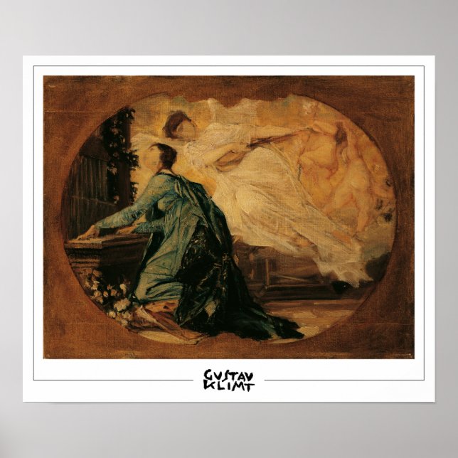 Gustav Klimt Zedign Art Poster nº 11 (Frente)