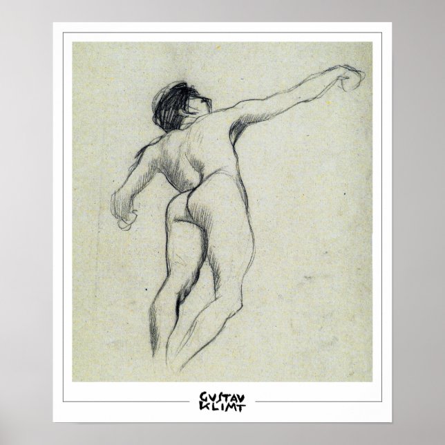 Gustav Klimt Zedign Art Poster nº 153 (Frente)