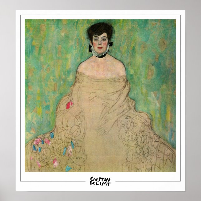 Gustav Klimt Zedign Art Poster nº 186 (Frente)