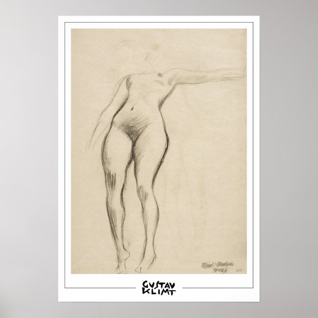 Gustav Klimt Zedign Art Poster nº 263 (Frente)