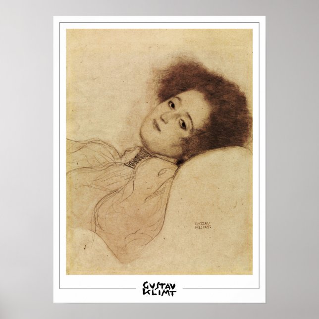 Gustav Klimt Zedign Art Poster nº 296 (Frente)