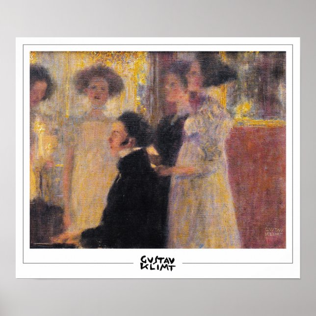 Gustav Klimt Zedign Art Poster nº 391 (Frente)
