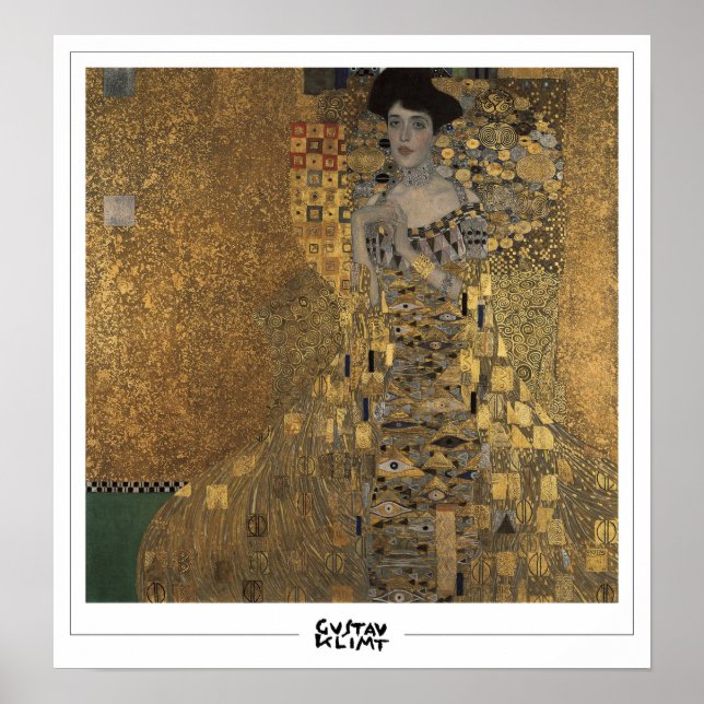 Gustav Klimt Zedign Art Poster nº 5 (Frente)