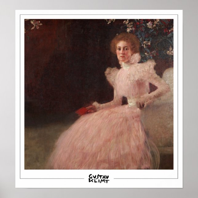 Gustav Klimt Zedign Art Poster nº 500 (Frente)