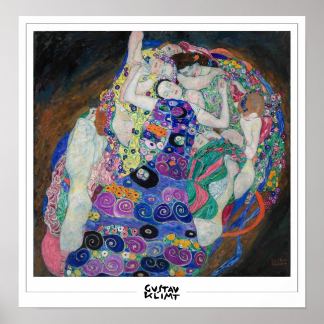 Gustav Klimt Zedign Art Poster nº 8 (Frente)