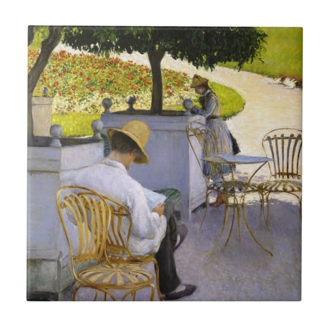 Gustave Caillebotte - As Árvores Laranja (Frente)