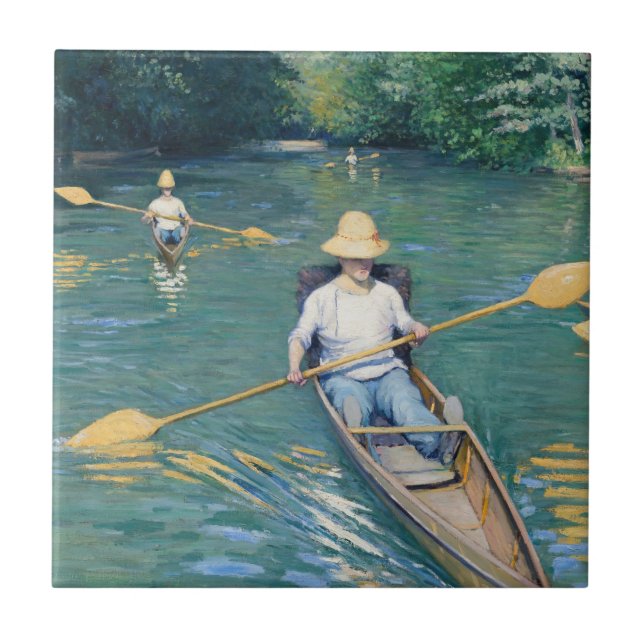 Gustave Caillebotte - Barcos no Yerres (Frente)
