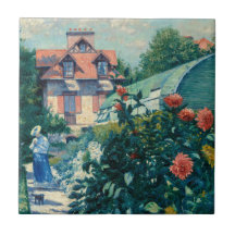 Gustave Caillebotte - Dahlias, Jardim