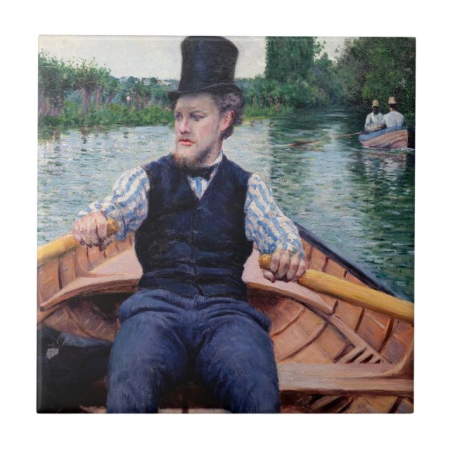 Gustave Caillebotte - Festa de Barco (Frente)