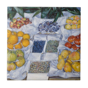 Gustave Caillebotte - Fruta exibida em um suporte