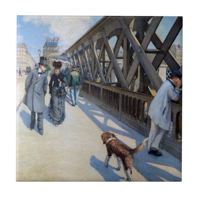 Gustave Caillebotte - Le Pont de l'Europe (Frente)