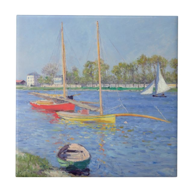 Gustave Caillebotte - O Sena em Argenteuil (Frente)