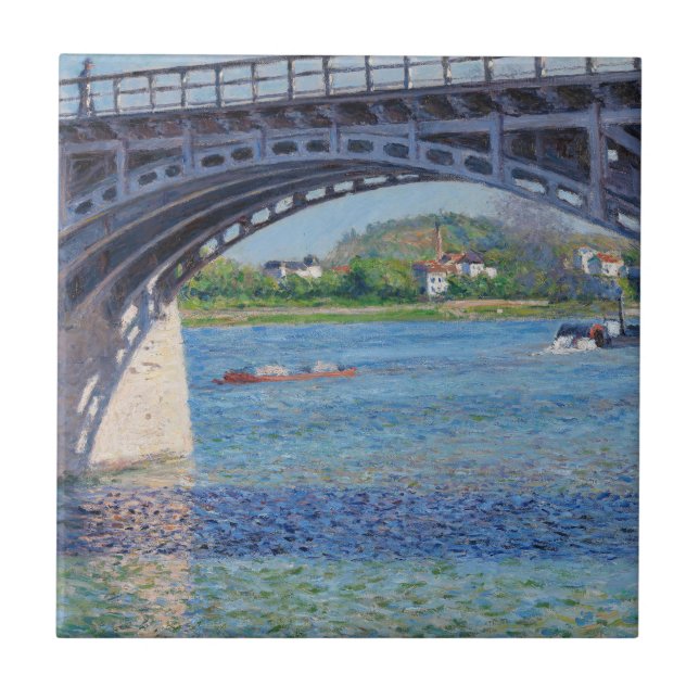 Gustave Caillebotte - Ponte em Argenteuil & Sena (Frente)