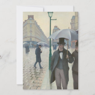 Gustave Caillebotte - Rua Paris;Dia de Chuva