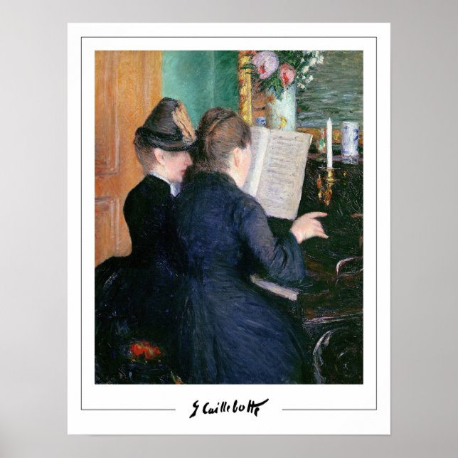 Gustave Caillebotte Zedign Art Poster nº 207 (Frente)