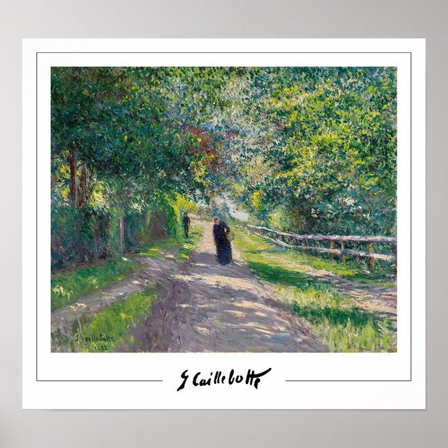 Gustave Caillebotte Zedign Art Poster nº 3 (Frente)