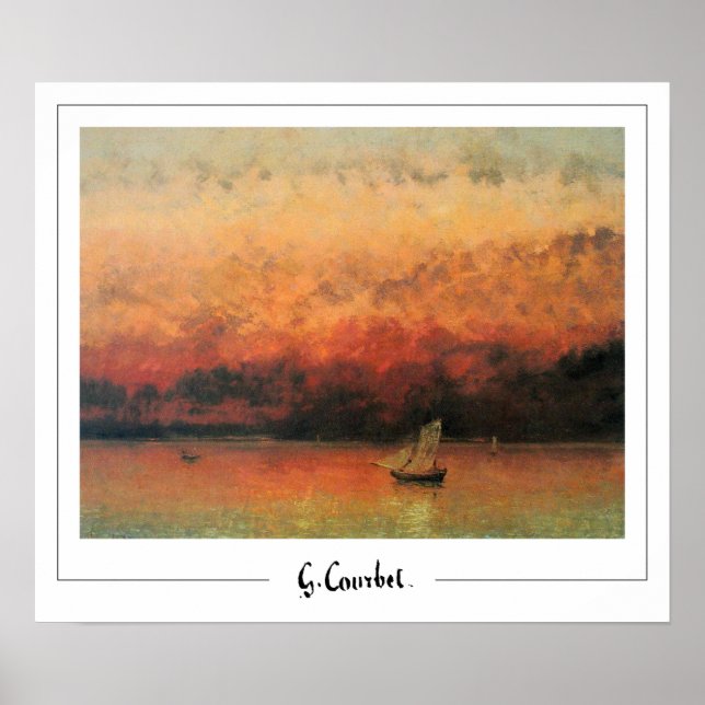 Gustave Courbet Zedign Art Poster #128-2 (Frente)