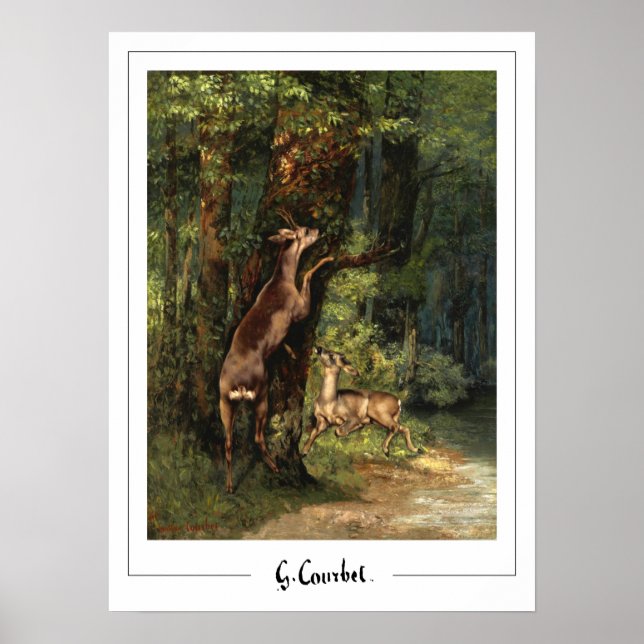 Gustave Courbet Zedign Art Poster #207-2 (Frente)