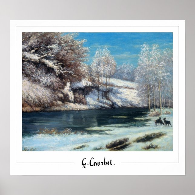 Gustave Courbet Zedign Art Poster #8-2 (Frente)