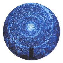 Gustave Dore Os Adesivos Rosa Branca (azul)