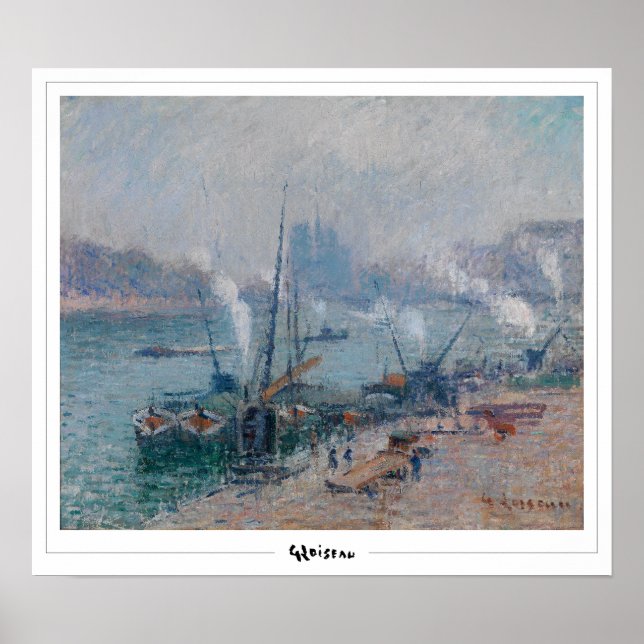 Gustave Loiseau Zedign Art Poster nº 347 (Frente)