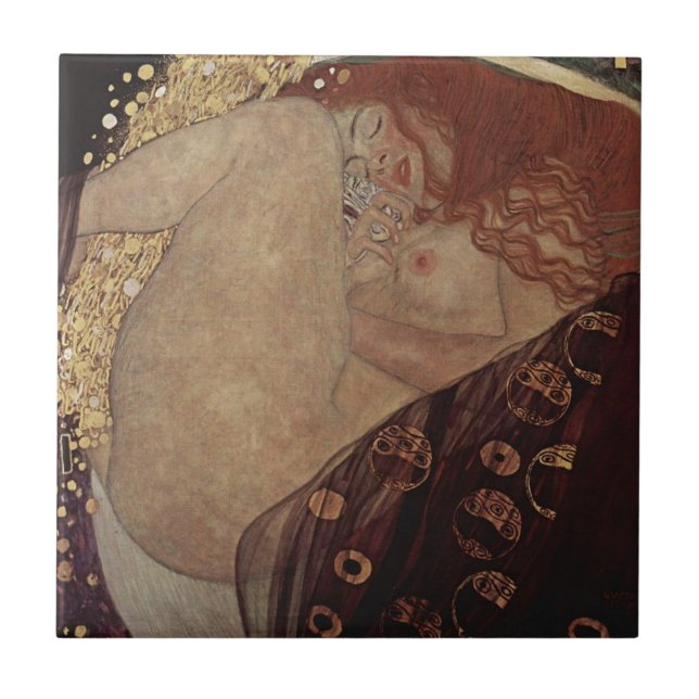 Gustavo Klimt - Danae - trabalhos de arte bonitos (Frente)