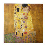 Gustavo Klimt o azulejo do beijo<br><div class="desc">Gustavo Klimt o azulejo do beijo. Pintura de óleo dos trabalhos de arte em canvas desde 1907-1908. O beijo é a pintura a mais conhecida de Gustavo Klimt, um trabalho bonito que representa a altura de seu período dourado. Um presente perfeito para amantes do simbolismo austríaco, Gustavo Klimt, e belas...</div>