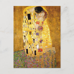Gustavo Klimt o cartão do beijo