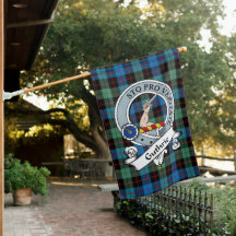Guthrie Antiga Clan Crachá Tartan Flag Escocês
