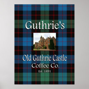 Guthrie Old Guthrie Castle Coffee Co. Poster