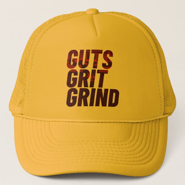 Guts, Grit, Boné de Grind (Frente)