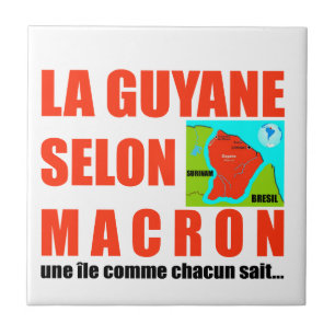 Guyane selon Macron est une île