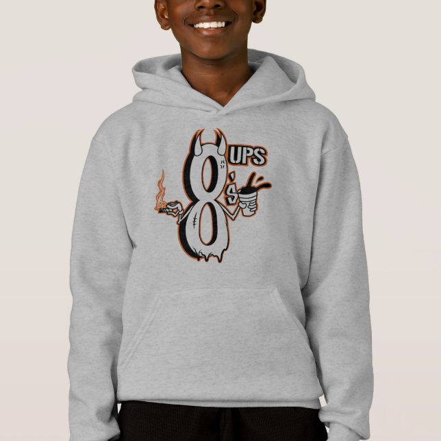 Gwosts 8's UPS Kid's Hoodie (Frente)
