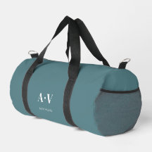 Gym Dance Bag | Monograma Iniciais Nome Duffet Bag