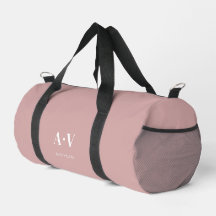 Gym Dance Bag | Monograma Iniciais Nome Duffet Bag